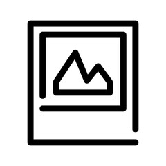 picture icon or logo isolated sign symbol vector illustration - high quality black style vector icons
