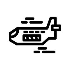 plane icon or logo isolated sign symbol vector illustration - high quality black style vector icons
