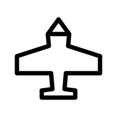 plane icon or logo isolated sign symbol vector illustration - high quality black style vector icons
