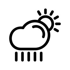 rain icon or logo isolated sign symbol vector illustration - high quality black style vector icons
