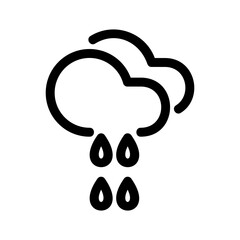 rain icon or logo isolated sign symbol vector illustration - high quality black style vector icons
