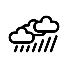 rain icon or logo isolated sign symbol vector illustration - high quality black style vector icons
