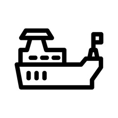 ship icon or logo isolated sign symbol vector illustration - high quality black style vector icons
