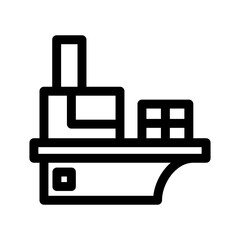 ship icon or logo isolated sign symbol vector illustration - high quality black style vector icons

