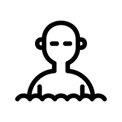 swimming icon or logo isolated sign symbol vector illustration - high quality black style vector icons
