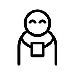 tour guide icon or logo isolated sign symbol vector illustration - high quality black style vector icons
