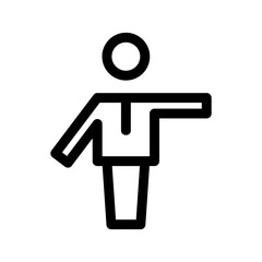 tour guide icon or logo isolated sign symbol vector illustration - high quality black style vector icons
