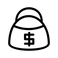 wallet icon or logo isolated sign symbol vector illustration - high quality black style vector icons
