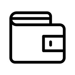 wallet icon or logo isolated sign symbol vector illustration - high quality black style vector icons
