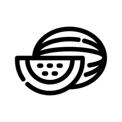 watermelon icon or logo isolated sign symbol vector illustration - high quality black style vector icons
