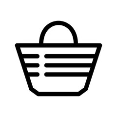 
woman bag icon or logo isolated sign symbol vector illustration - high quality black style vector icons
