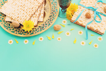 Pesah celebration concept (jewish Passover holiday)