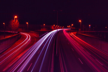 Long Exposure in Augsburg on a Highway (Germany)