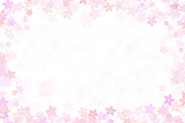桜のフレーム　背景