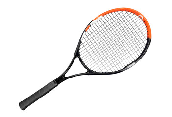 Tennis racket isolated on a white background.