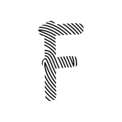 Zebra Font Aesthetic Handwritten Word Alphabet Fingerprint Line
