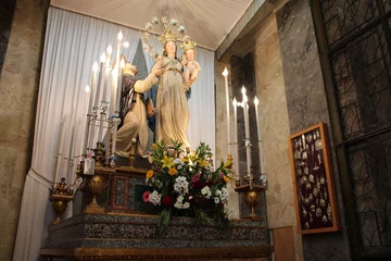 Foto op Plexiglas baroque church (san domenico) in palermo in sicily (italy) © frdric