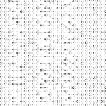 Matrix. Stream of binary code. Numbers on the screen. The concept of coding. One zero.