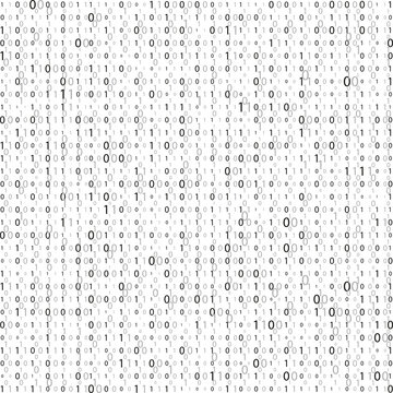 Matrix. Stream of binary code. Numbers on the screen. The concept of coding. One zero.