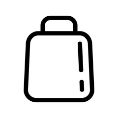 bag icon or logo isolated sign symbol vector illustration - high quality black style vector icons
