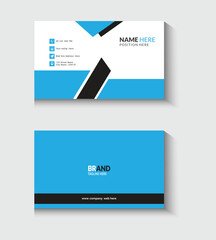 Creative and clean business card design template
