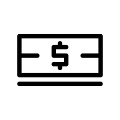 cash icon or logo isolated sign symbol vector illustration - high quality black style vector icons
