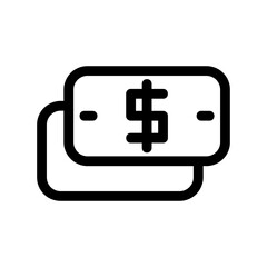 Fototapeta premium cash icon or logo isolated sign symbol vector illustration - high quality black style vector icons 