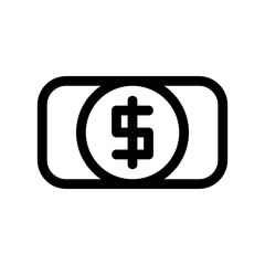 cash icon or logo isolated sign symbol vector illustration - high quality black style vector icons
