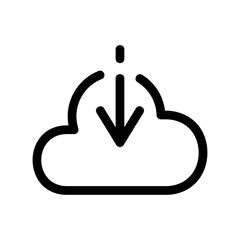 download icon or logo isolated sign symbol vector illustration - high quality black style vector icons
