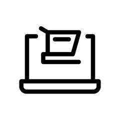 eCommerce icon or logo isolated sign symbol vector illustration - high quality black style vector icons
