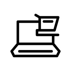 eCommerce icon or logo isolated sign symbol vector illustration - high quality black style vector icons
