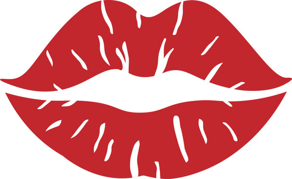 Red Lips SVG, Kiss SVG, American Lips SVG, And More - Perfect For Cricut And Silhouette Projects!