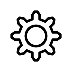 gear icon or logo isolated sign symbol vector illustration - high quality black style vector icons

