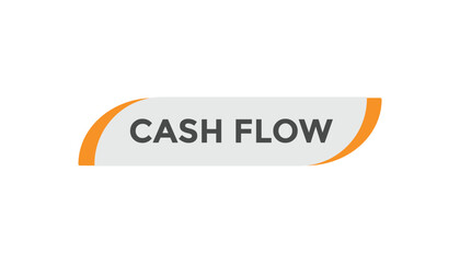 Cash flow offer button web banner templates. Vector Illustration
