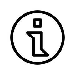 info icon or logo isolated sign symbol vector illustration - high quality black style vector icons
