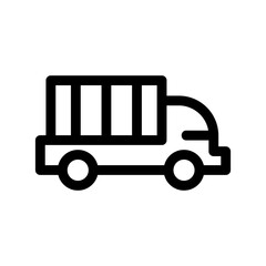 shipping icon or logo isolated sign symbol vector illustration - high quality black style vector icons
