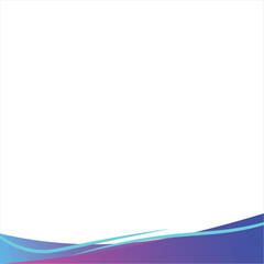 Gradient Abstract Footer