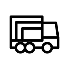 shipping icon or logo isolated sign symbol vector illustration - high quality black style vector icons
