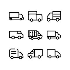 shipping icon or logo isolated sign symbol vector illustration - high quality black style vector icons
