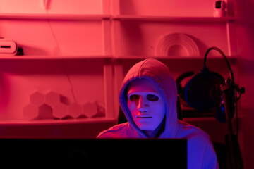This is the face of a hacker who is knowledgeable with operating systems and other programs. He...