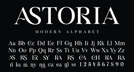 An Elegant Modern Font with a big set of ligatures, can be used for logos as well as for many other purposes