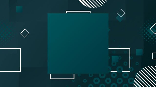 Abstract background with video banner.