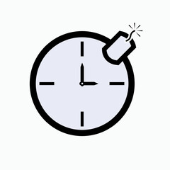 Deadline Icon. Timeline Symbol - Vector.