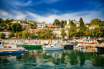 Fototapeta na wymiar Small port in Herceg Novi
