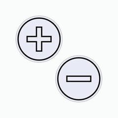 Obraz premium Pro and Contra Icon. Option, Choose. Agree and Disagree Symbol – Vector
