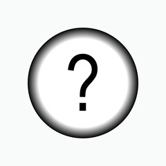 Question Mark Icon - Vector, Sign and Symbol for Design, Presentation, Website or Apps Elements.  