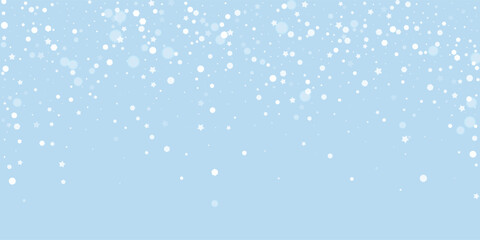 Fototapeta premium Magic falling snow christmas background. Subtle