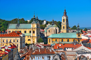 Obraz premium Panorama of Przemysl, Subcarpathian Voivodeship, Poland