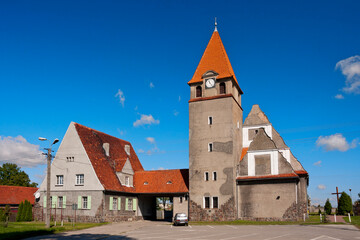 Church of the Sacred Heart of Jesus. Wegierki, Greater Poland Voivodeship, Poland.