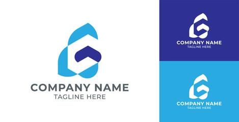 Letter g logo design, business logo design, arrow logo